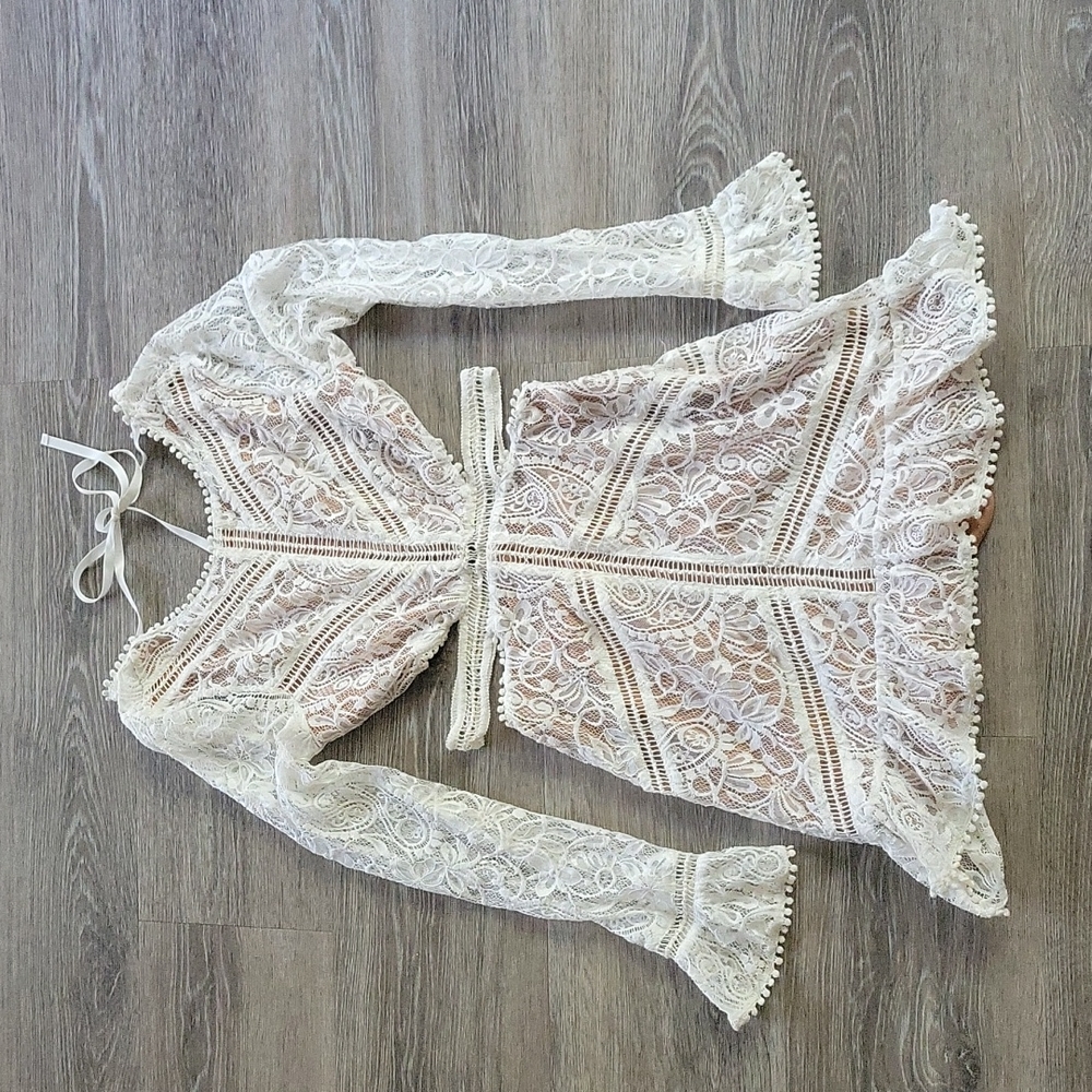 For Love and Lemons white mini dress